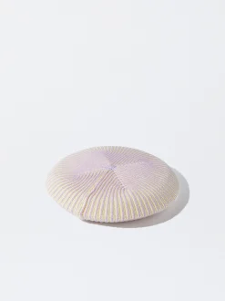 PARFOIS Boina De Punto Violeta New