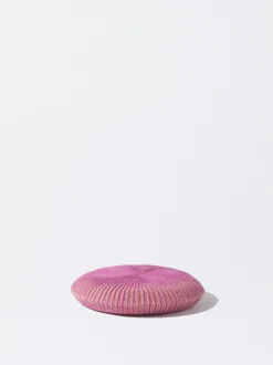 PARFOIS Boina De Punto Fucsia Fashion