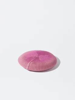 PARFOIS Boina De Punto Fucsia Fashion