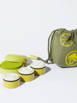PARFOIS Bolsa Con Sellos Caqui Fashion