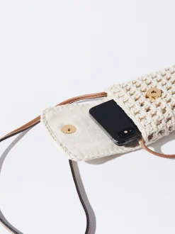 PARFOIS Bolso Móvil Crochet Crudo Cheap