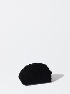 PARFOIS Bolso Multiusos Efecto Pelo Negro Best Sale