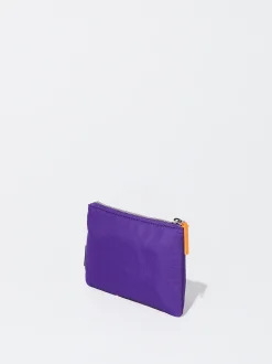 PARFOIS Bolso Multiusos Nylon Estampado Violeta Flash Sale