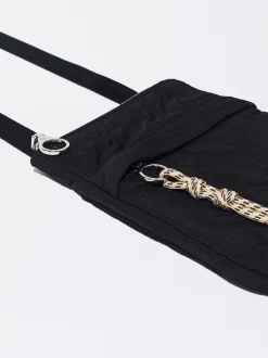 PARFOIS Bolso Para El M&oacute;vil De Nylon Negro Discount