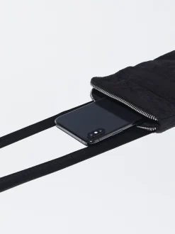 PARFOIS Bolso Para El Móvil De Nylon Negro Discount