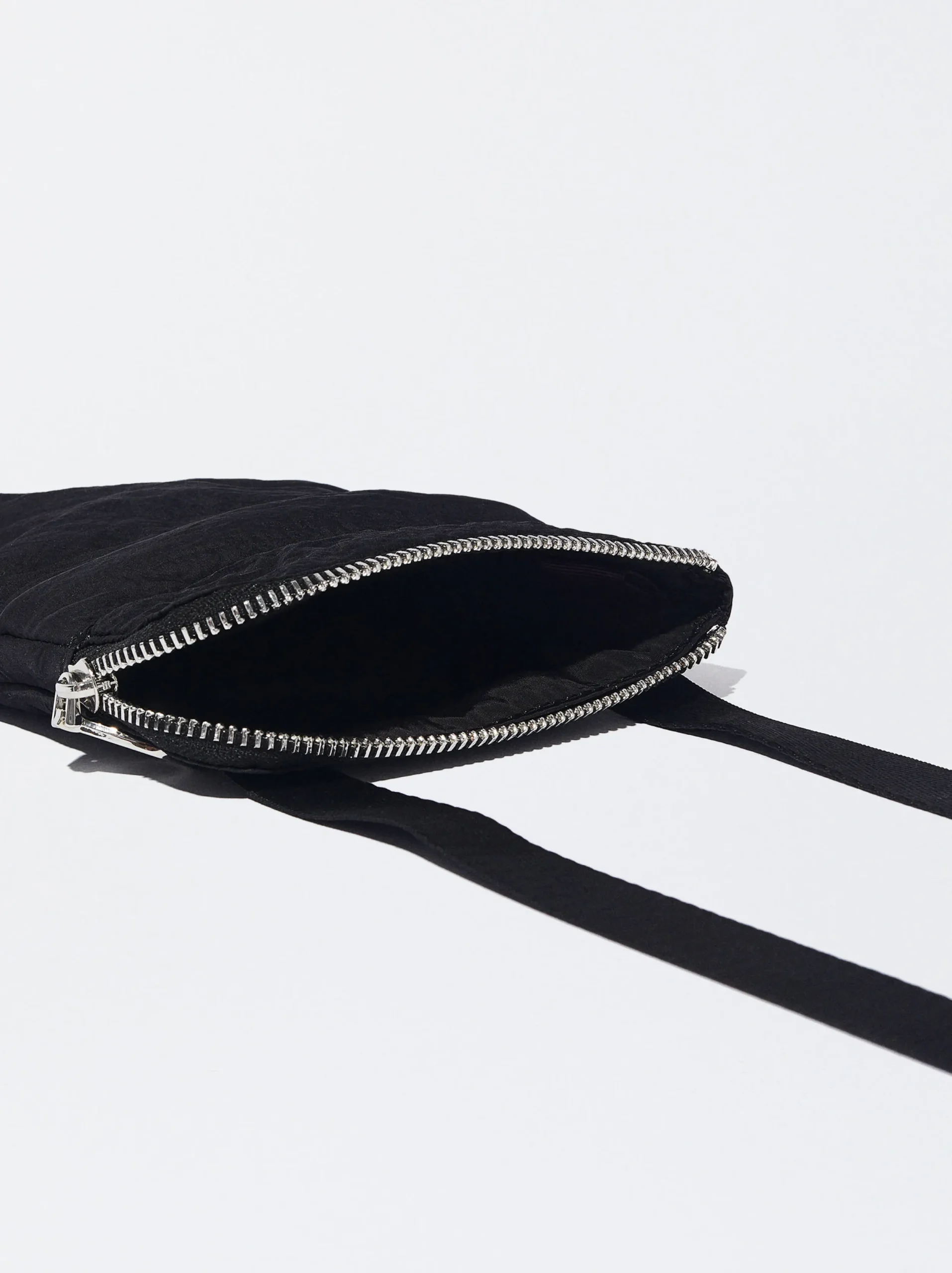 PARFOIS Bolso Para El Móvil De Nylon Negro Discount