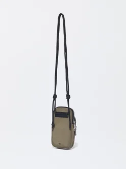 PARFOIS Bolso Para El M&oacute;vil De Nylon Caqui Flash Sale