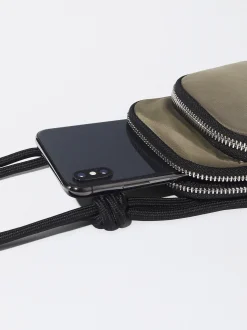 PARFOIS Bolso Para El M&oacute;vil De Nylon Caqui Flash Sale