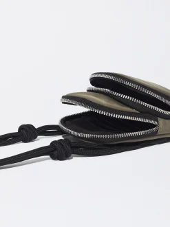 PARFOIS Bolso Para El M&oacute;vil De Nylon Caqui Flash Sale