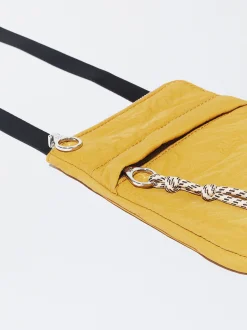 PARFOIS Bolso Para El M&oacute;vil De Nylon Mostaza Flash Sale