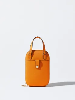 PARFOIS Bolso Para M&oacute;vil Naranja Outlet