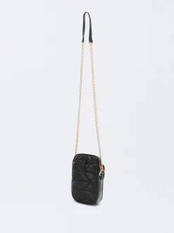 PARFOIS Bolso Para M&oacute;vil Acolchado Negro Best Sale
