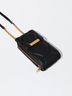 PARFOIS Bolso Para M&oacute;vil Acolchado Negro Store