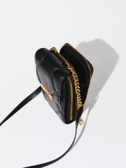 PARFOIS Bolso Para M&oacute;vil Acolchado Negro Store
