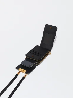 PARFOIS Bolso Para M&oacute;vil Acolchado Negro Store