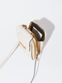 PARFOIS Bolso Para M&oacute;vil Acolchado Beige Discount
