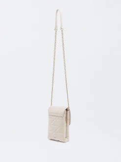 PARFOIS Bolso Para M&oacute;vil Acolchado Beige Shop