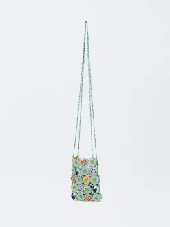 PARFOIS Bolso Para M&oacute;vil Con Abalorios Azul Best Sale
