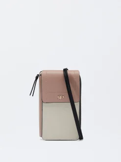PARFOIS Bolso Para M&oacute;vil Con Cierre De Solapa Beige Best Sale
