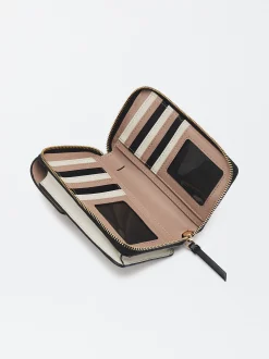 PARFOIS Bolso Para M&oacute;vil Con Cierre De Solapa Beige Best Sale