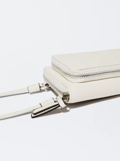 PARFOIS Bolso Para M&oacute;vil Con Bandolera Crudo New