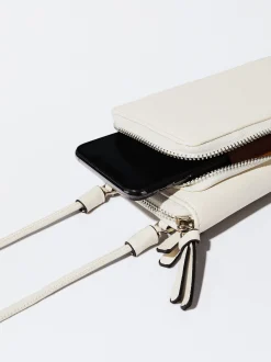 PARFOIS Bolso Para M&oacute;vil Con Bandolera Crudo New