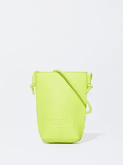 PARFOIS Bolso Para M&oacute;vil Con Bandolera Amarillo Hot