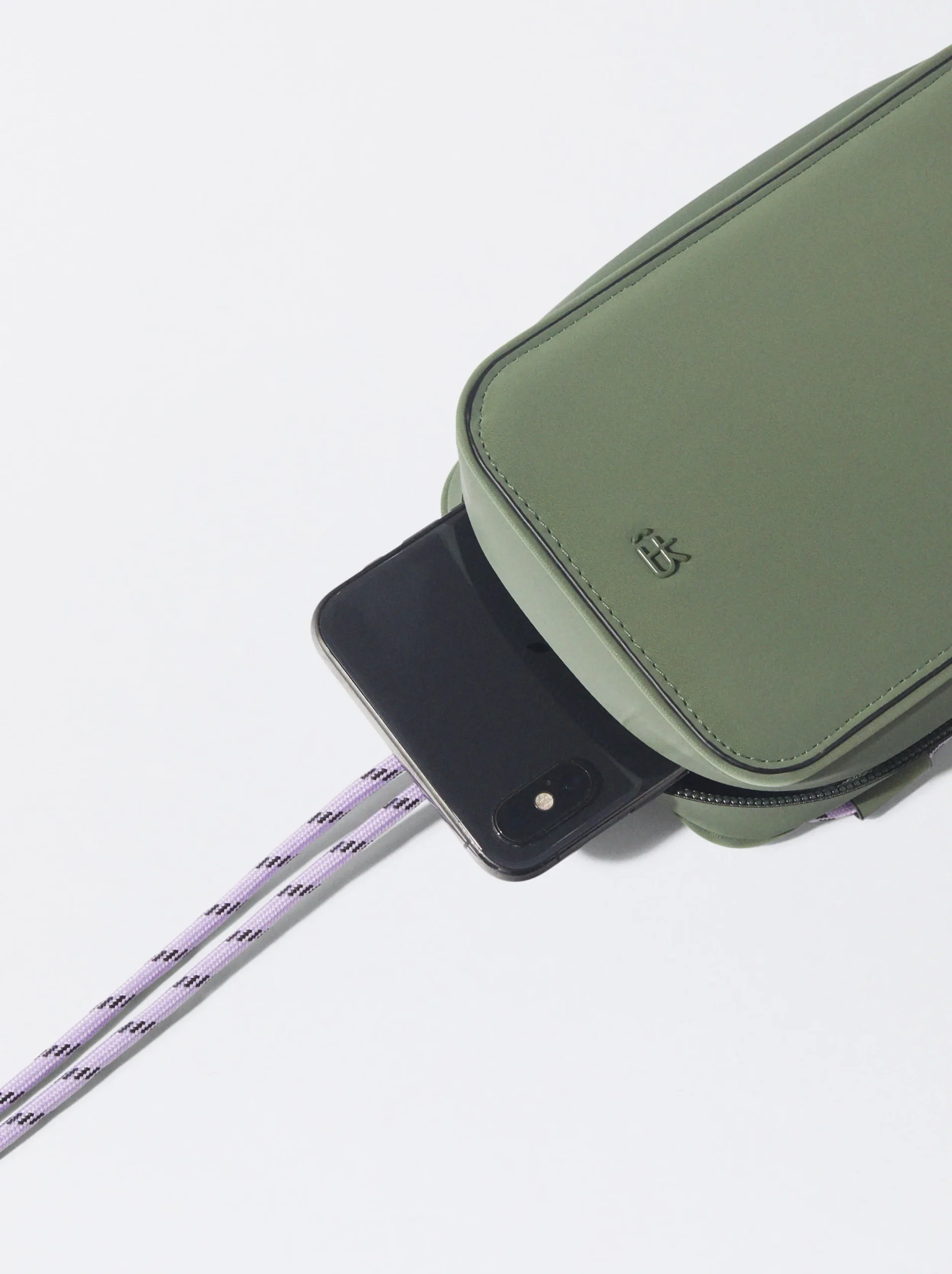 PARFOIS Bolso Para Móvil Con Bandolera Caqui Cheap