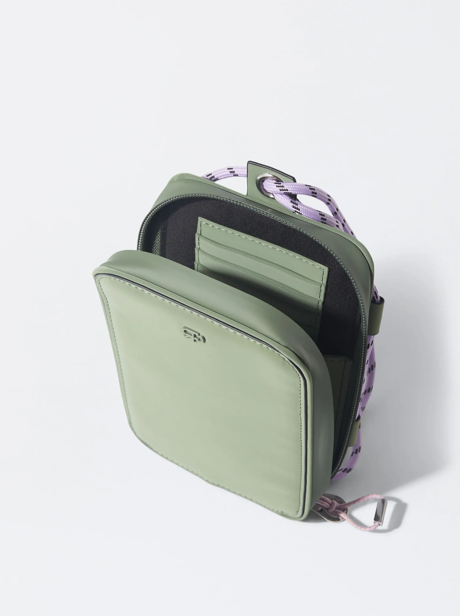 PARFOIS Bolso Para Móvil Con Bandolera Caqui Cheap