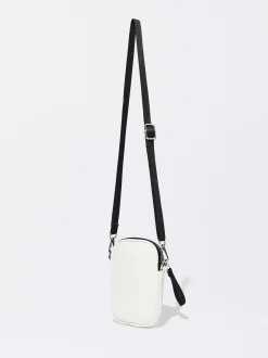 PARFOIS Bolso Para M&oacute;vil Con Bandolera Crudo Fashion