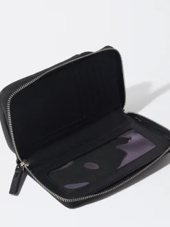 PARFOIS Bolso Para M&oacute;vil Con Bandolera Negro Best Sale