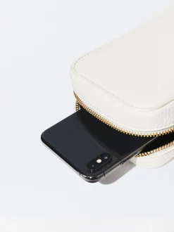 PARFOIS Bolso Para M&oacute;vil Con Cadena Blanco Cheap