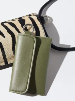 PARFOIS Bolso Para M&oacute;vil De Piel Negro Store