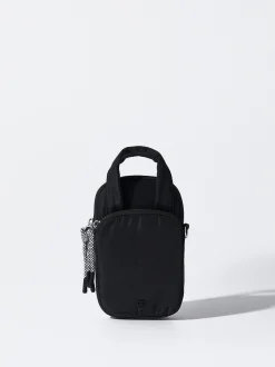 PARFOIS Bolso Para M&oacute;vil De Nylon Negro Clearance