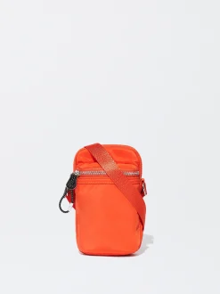 PARFOIS Bolso Para M&oacute;vil De Nylon Naranja Shop
