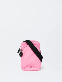 PARFOIS Bolso Para M&oacute;vil De Nylon Rosa Outlet