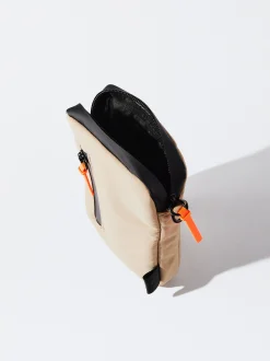 PARFOIS Bolso Para M&oacute;vil De Nylon Beige Shop