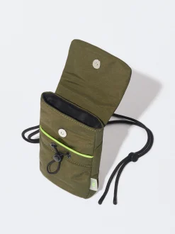PARFOIS Bolso Para M&oacute;vil De Nylon Reciclado Caqui Flash Sale