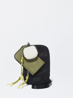 PARFOIS Bolso Para M&oacute;vil De Nylon Negro Sale