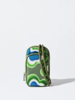 PARFOIS Bolso Para M&oacute;vil De Nylon Estampado Multicor Best Sale