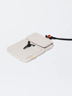 PARFOIS Bolso Para M&oacute;vil De Nylon Reciclado Gris Flash Sale