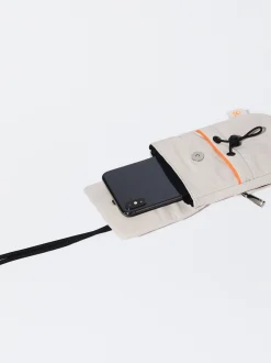 PARFOIS Bolso Para M&oacute;vil De Nylon Reciclado Gris Flash Sale