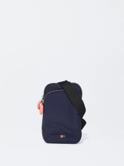 PARFOIS Bolso Para M&oacute;vil De Nylon Azul Marino Shop