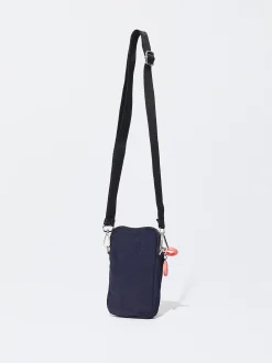 PARFOIS Bolso Para M&oacute;vil De Nylon Azul Marino Shop