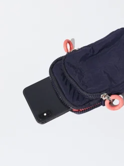 PARFOIS Bolso Para M&oacute;vil De Nylon Azul Marino Shop