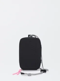 PARFOIS Bolso Para M&oacute;vil De Nylon Negro Hot