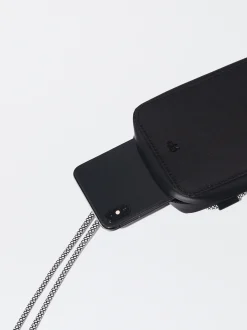 PARFOIS Bolso Para M&oacute;vil De Nylon Negro Hot