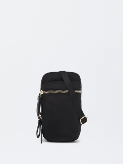 PARFOIS Bolso Para M&oacute;vil De Nylon Negro Sale