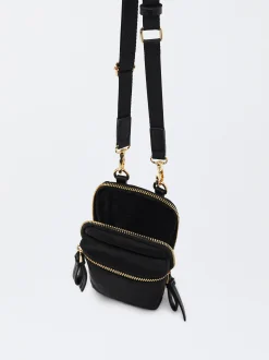 PARFOIS Bolso Para M&oacute;vil De Nylon Negro Sale