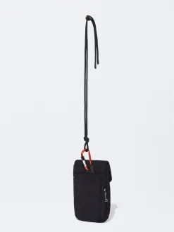 PARFOIS Bolso Para M&oacute;vil De Nylon Reciclado Negro Store